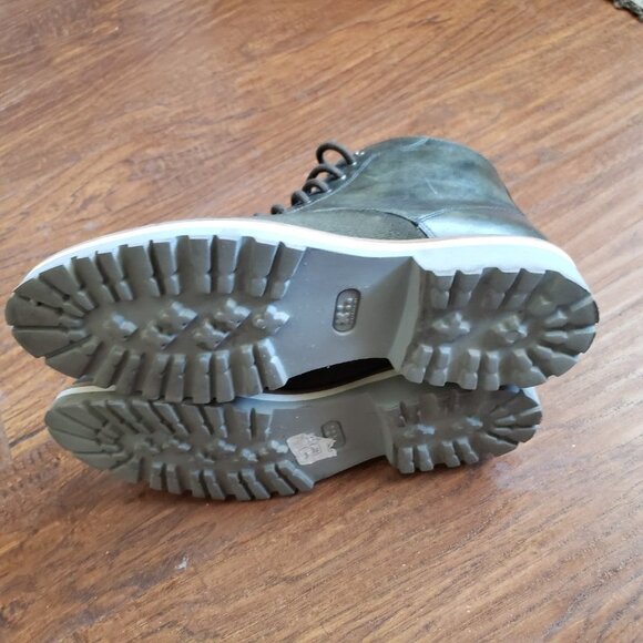 Steve Madden sz 9 D Mens Kamrym Extralight Boots khaki suede leather booties - Picture 8 of 11